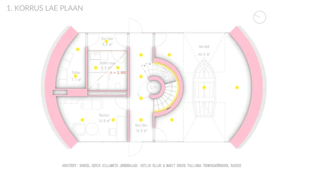 TOOSA — Ceiling & lighting plan · 1st floor