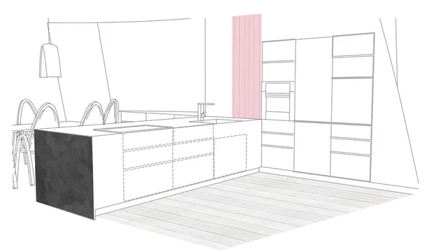 TOOSA — Kitchen · Sketch